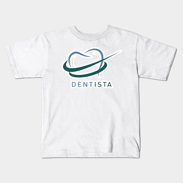 Dentist and dentistry clinic vector logo design. Kids T-Shirt by AlviStudio